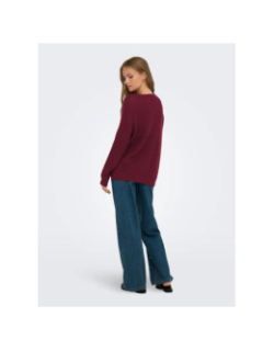 Pull en maille new megan bordeaux femme - JDY
