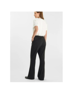 Pantalon flare en jersey natash noir femme - Le Temps Des Cerises