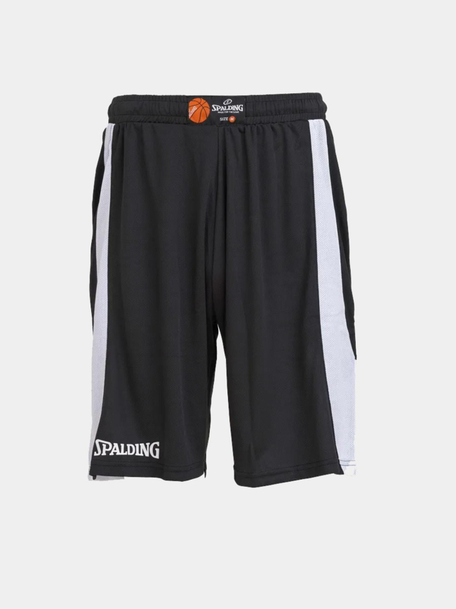 Short de basketball jam noir et blanc homme - Spalding