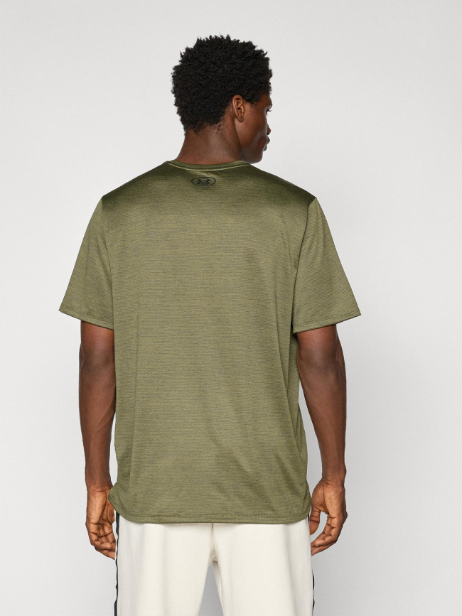 T-shirt de sport ua tech vent jacquard kaki homme - Under Armour