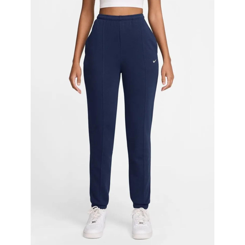 Pantalon jogging sportswear chill terry bleu marine femme - Nike