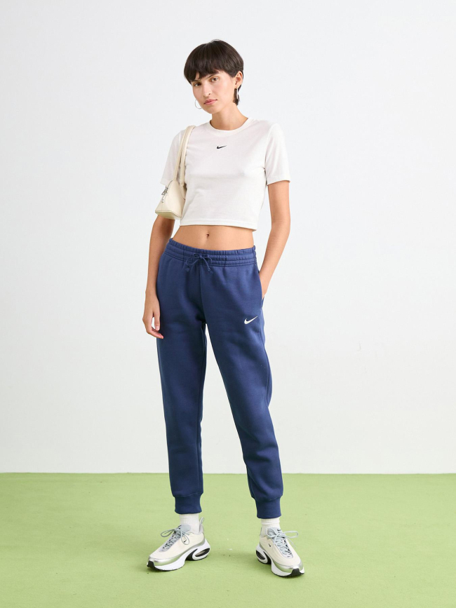 Pantalon jogging nsw phoenix fleece bleu marine femme - Nike