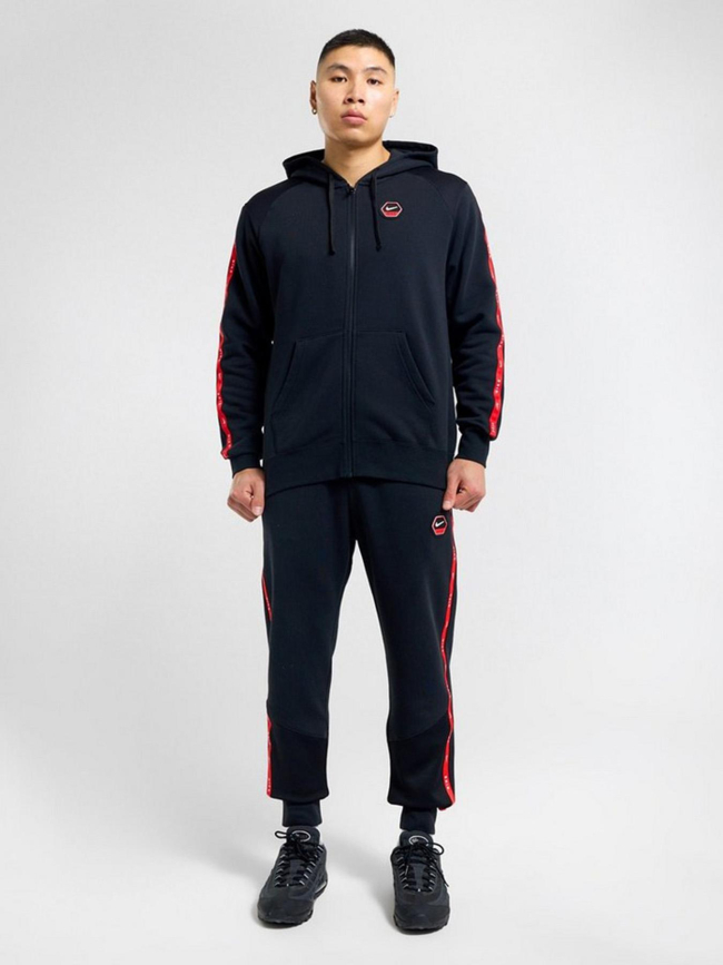 Pantalon jogging nsw cs noir et rouge homme - Nike