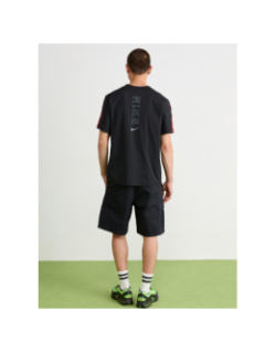 T-shirt à manches courtes air noir et rouge homme - Nike
