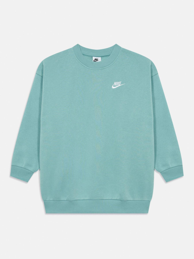 Sweat nsw club oversized crew vert fille - Nike