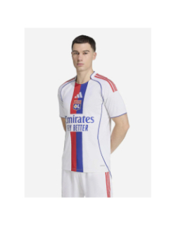 Maillot de football ol domicile 25/26 blanc homme - Adidas