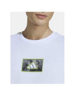 T-shirt à manches courtes m camo box blanc homme - Adidas
