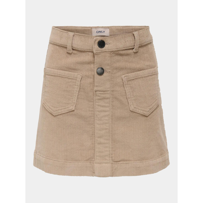 Jupe en velours côtelé kogamazing beige femme - Only