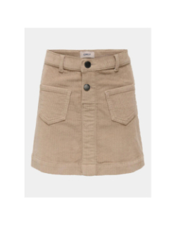 Jupe en velours côtelé kogamazing beige femme - Only