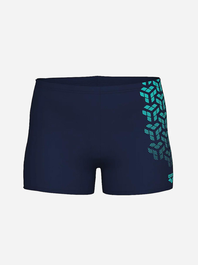 Boxers de bain de natation kikko v noir et bleu garçon - Arena