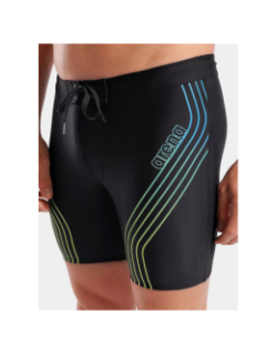 Boxer de bain de natation swim mid graphic noir homme - Arena