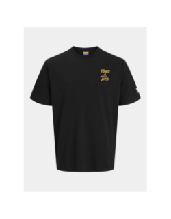 T-shirt jortrace teddy noir homme - Jack & Jones