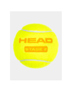 Tube de 3 balles de tennis débutant stage 2 orange - Head
