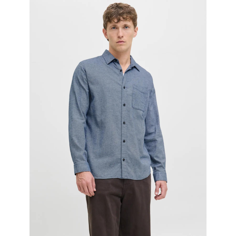 Chemise à manches longues jjeclassic bleu homme - Jack & Jones