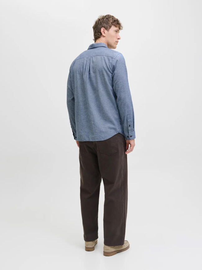 Chemise à manches longues jjeclassic bleu homme - Jack & Jones
