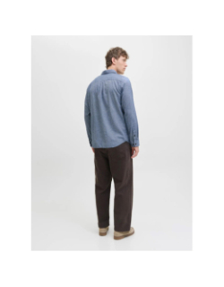 Chemise à manches longues jjeclassic bleu homme - Jack & Jones