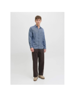Chemise à manches longues jjeclassic bleu homme - Jack & Jones