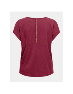 T-shirt de sport loose fit onpaub-jyx bordeaux femme - Only