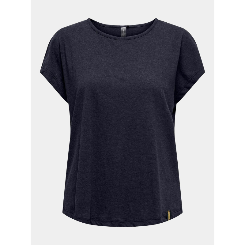 T-shirt de sport loose fit onpaub-jyx bleu nuit femme - Only