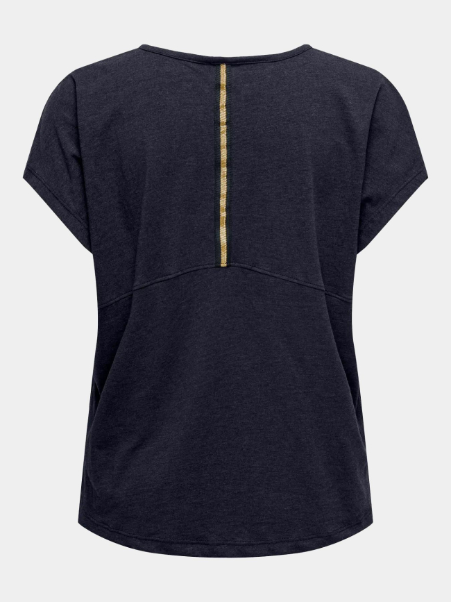 T-shirt de sport loose fit onpaub-jyx bleu nuit femme - Only