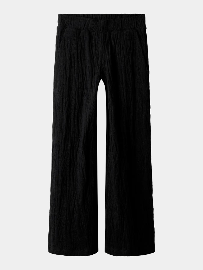 Pantalon large texturé nkfdoris noir fille - Name It