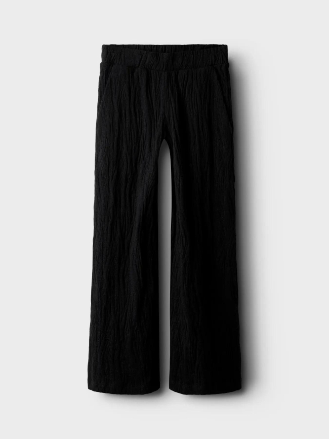 Pantalon large texturé nkfdoris noir fille - Name It