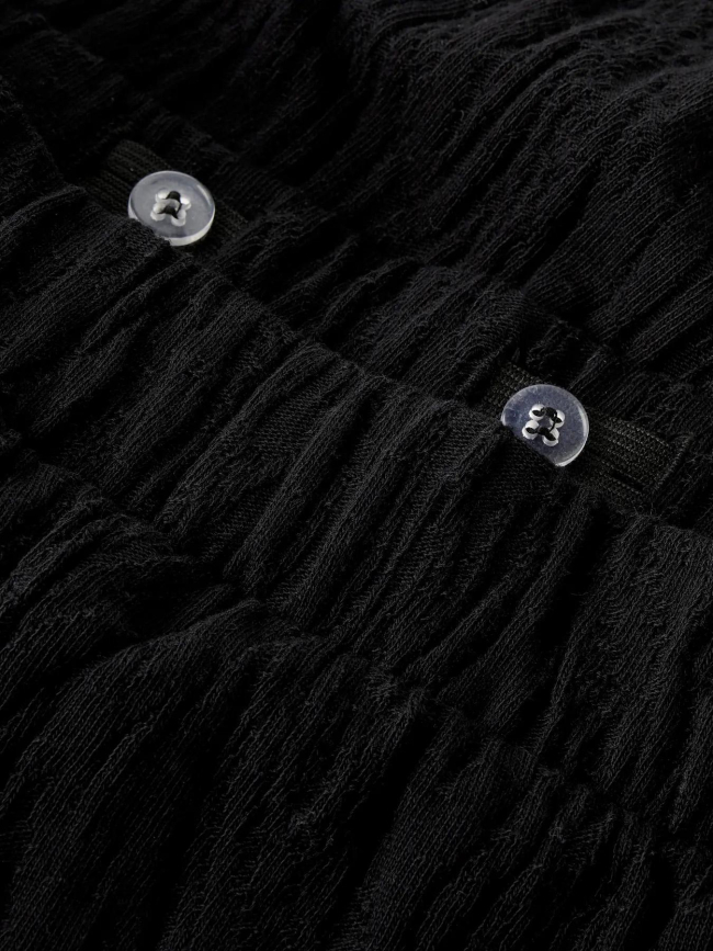 Pantalon large texturé nkfdoris noir fille - Name It