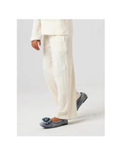 Pantalon large texturé nkfdoris écru fille - Name It