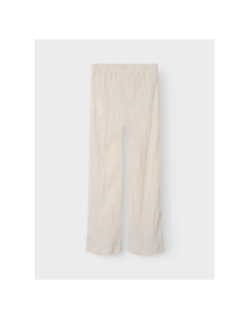 Pantalon large texturé nkfdoris écru fille - Name It