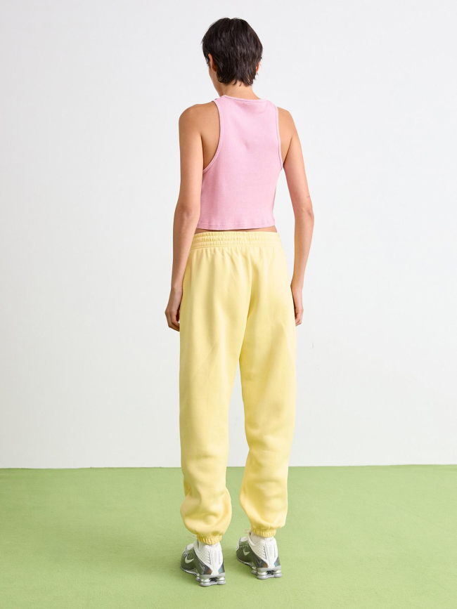 Pantalon jogging phoenix fleece jaune femme - Nike