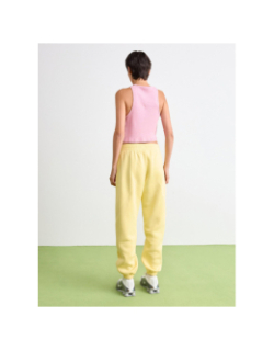 Pantalon jogging phoenix fleece jaune femme - Nike