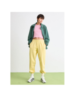 Pantalon jogging phoenix fleece jaune femme - Nike