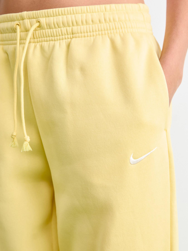 Pantalon jogging phoenix fleece jaune femme - Nike