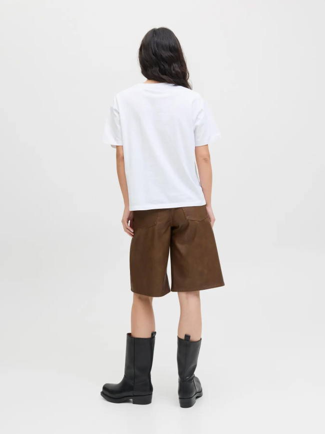 T-shirt à manches courtes jxcana blanc femme - JJXX