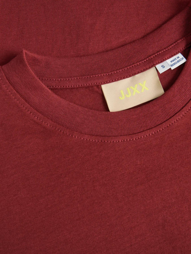 T-shirt à manches courtes jxcana bordeaux femme - JJXX