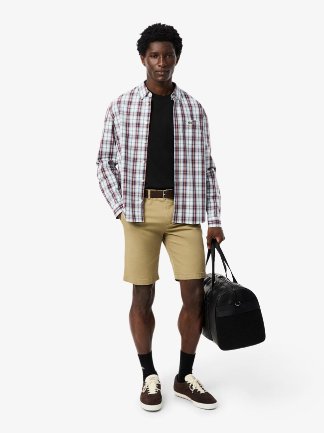 T-shirt à manches courtes urban noir homme - Lacoste