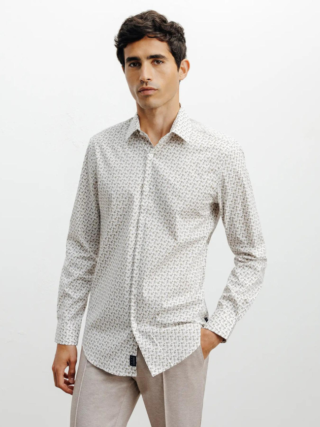 Chemise misha beige homme - Izac