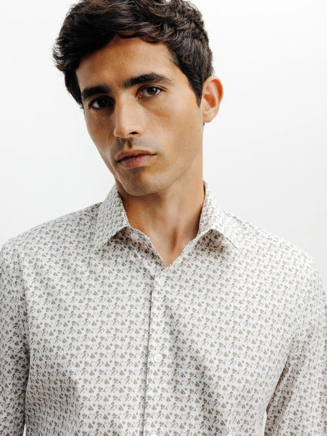 Chemise misha beige homme - Izac