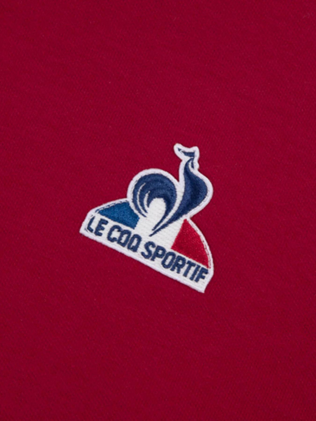 Sweat à capuche ess hoody n1 rouge homme - Le Coq Sportif