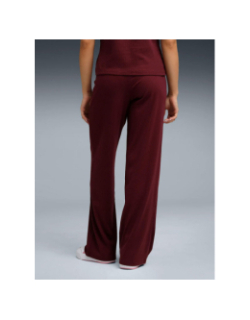 Pantalon jogging taille haute ess elevated bordeaux femme - Puma