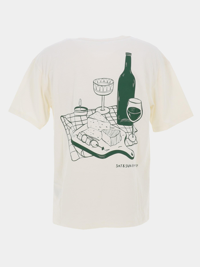 T-shirt à manches courtes jorclub beige homme - Jack & Jones