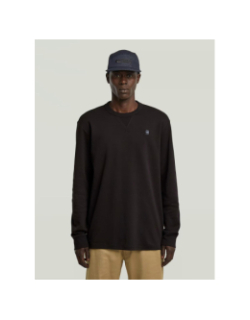 Sweat à col rond nifous noir homme - G Star