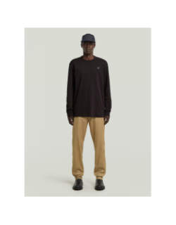 Sweat à col rond nifous noir homme - G Star