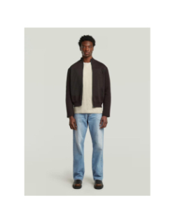 Sweat à col rond nifous beige homme - G Star