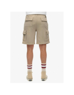 Short cargo molleton contrast stitch beige homme - Superdry