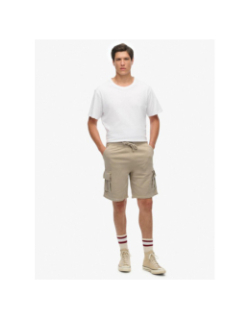 Short cargo molleton contrast stitch beige homme - Superdry