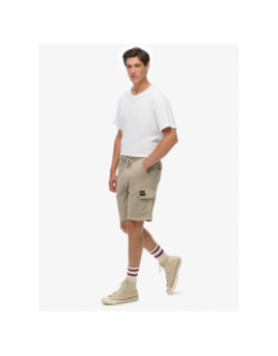 Short cargo molleton contrast stitch beige homme - Superdry
