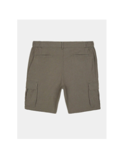 Short cargo s-linen kaki homme - Teddy Smith