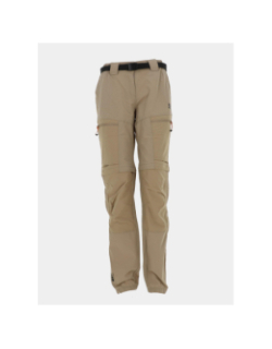 Pantalon de randonnée modulable beige femme - Elémenterre