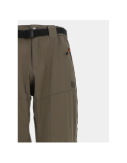 Pantalon de randonnée modulable kuluru marron homme - Élémenterre